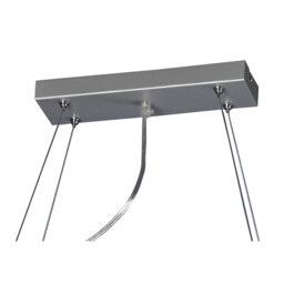 (0040 002) Ull Rectangular Pendant 6 Light G9 Silver Grey - thumbnail 3