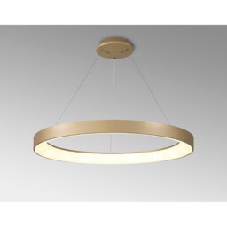 Niseko II Ring Pendant 90cm 66W LED, 2700K-5000K Tuneable, 5440lm, Remote Control, Gold, 3yrs Warranty - thumbnail 2