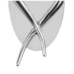 Loewe Wall Lamp Switched 2 Light E14, Polished Chrome With Cream Shade - thumbnail 5