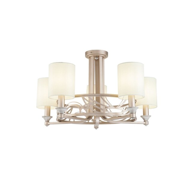 Vittoria Chandelier Cream with Gold, 5 Light, E14 - image 1