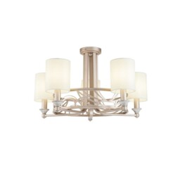 Vittoria Chandelier Cream with Gold, 5 Light, E14