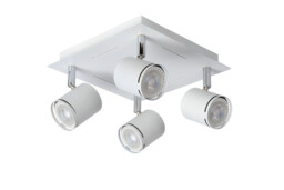 Rilou Modern Ceiling Spotlight - LED Dim. - GU10 - 4x5W 3000K - White - thumbnail 3
