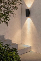 Thon LED Up Down Wall Light Grey 2x 20W 3000K - thumbnail 2