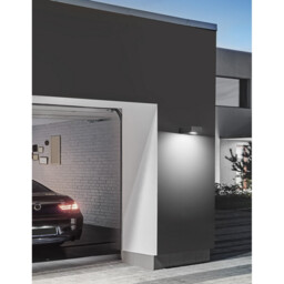 Apollo Outdoor Down Wall Lamp Dark Grey Aluminium LED 5W 522Lm 3000K IP54 - thumbnail 2