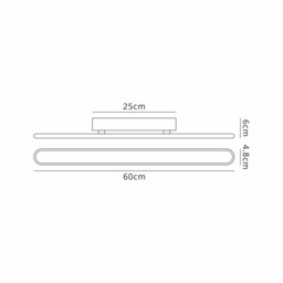 Dunkirk Wall Lamp, 24W LED, 4000K, 1000lm, Satin Black - thumbnail 2