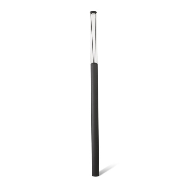 Rush LED Outdoor Bollard 370cm Dark Grey Pole Lamp 2700K 360º IP65 - image 1