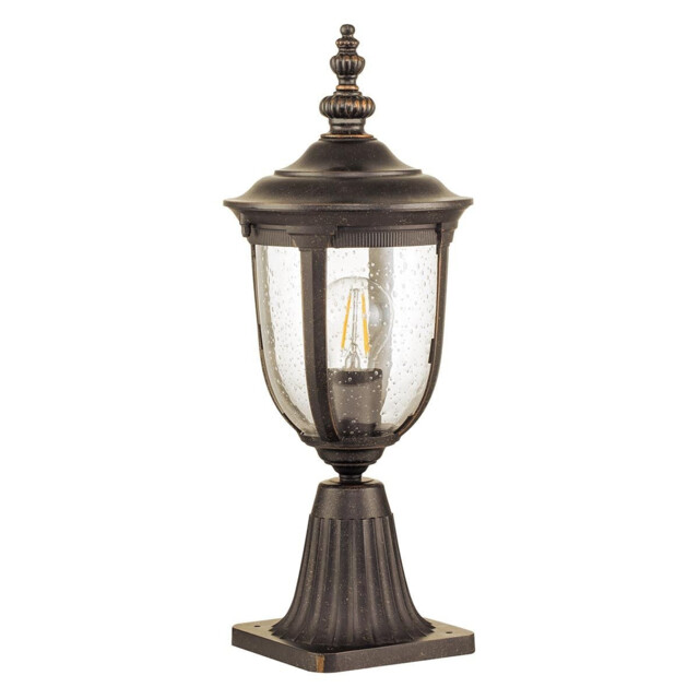 Cleveland Outdoor Pedestal Light Weathered Bronze, IP44 - image 1