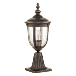 Cleveland Outdoor Pedestal Light Weathered Bronze, IP44
