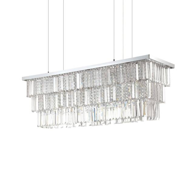 Martinez 8 Light Ceiling Pendant Chrome - image 1