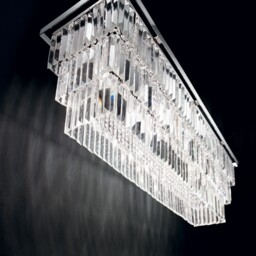Martinez 8 Light Ceiling Pendant Chrome - thumbnail 2