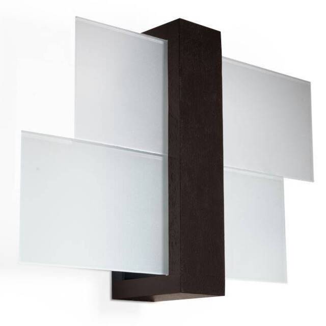 Feniks 1 Light Flush Wall Light Black, E27 - image 1