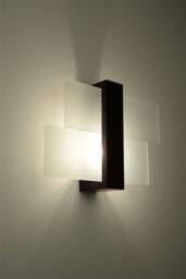 Feniks 1 Light Flush Wall Light Black, E27 - thumbnail 5