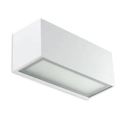 Lia 1 Light Up & Down Wall Light White, E27 - thumbnail 1