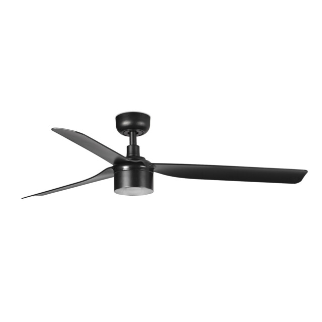 Punt 132cm Smart TEK LED Ceiling Fan Matt Black 2700K