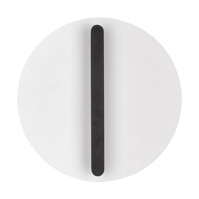 Nalu 20cm Flush Wall Lamp Sandy Black, White Triac Dimmable LED 15W 900lm 2700K - image 1