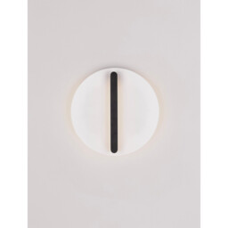 Nalu 20cm Flush Wall Lamp Sandy Black, White Triac Dimmable LED 15W 900lm 2700K - thumbnail 5