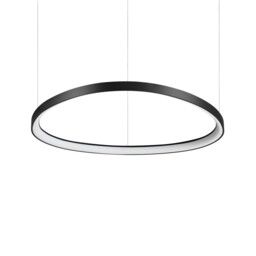 Gemini LED Decorative Integrated Pendant Light Black, 3000K