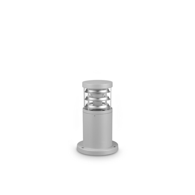 Tronco 25cm Outdoor Pedestal Light Grey 1x E27 IP65 - image 1