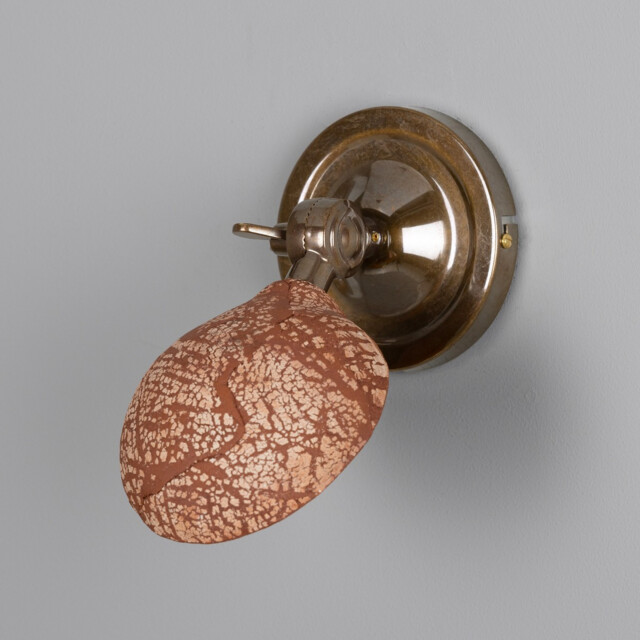 Coco Wall Light Red Iron, Antique Brass - image 1