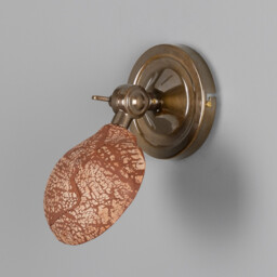 Coco Wall Light Red Iron, Antique Brass - thumbnail 3
