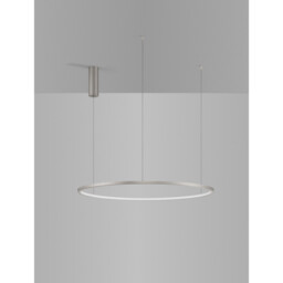 Tarquin Integrated LED Pendant Ceiling Light Champagne Silver Aluminium LED 48W 2592Lm 3000K - thumbnail 5
