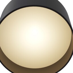 Planet Integrated LED Surface Mounted Ceiling Downlight Black - thumbnail 3
