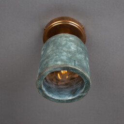 Osier Ceiling Light Blue Earth, Antique Brass - thumbnail 3