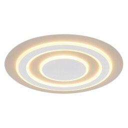Jayden Semi Flush Ceiling Light Matt White LED 3000K