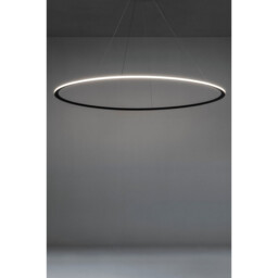 Circular Outward Recessed 204cm Integrated LED Pendant Ceiling Light White 129W 2700K Dali Dimmming - thumbnail 2
