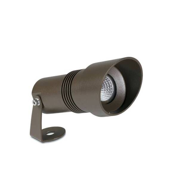 Micro Outdoor LED Spotlight Brown 396lm 3000K IP65 - image 1