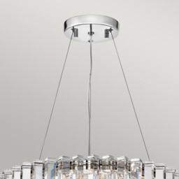 Crystal Skye 8 Light Chandelier Chrome Finish, G9 - thumbnail 5