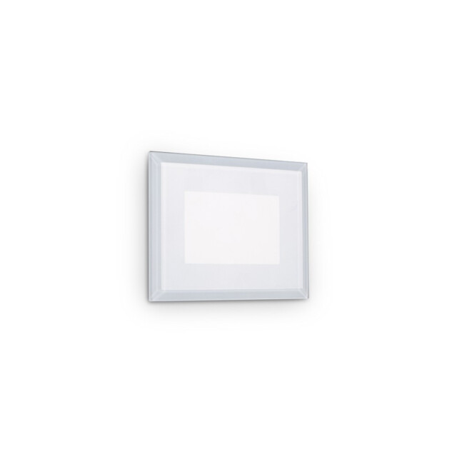Indio LED Outdoor Recessed Wall Light White IP65, 3000K - image 1