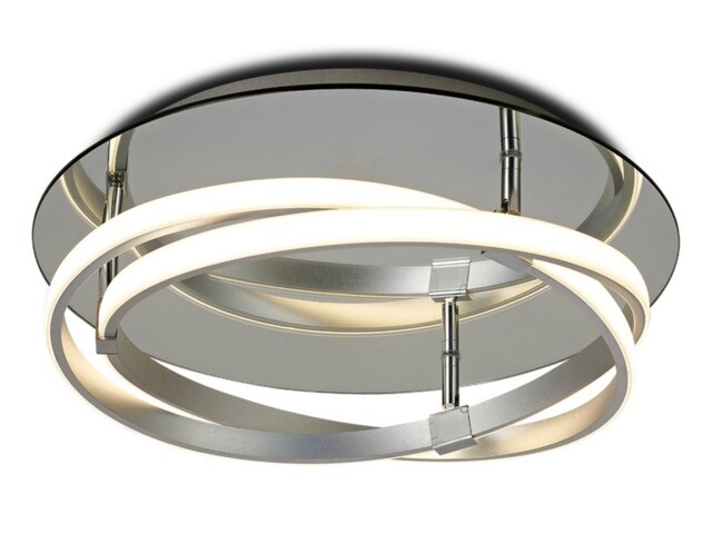 Infinity Flush 30W LED 3000K, 2500lm, Dimmable Silver, Polished Chrome, White Acrylic - image 1