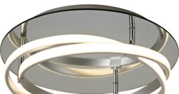 Infinity Flush 30W LED 3000K, 2500lm, Dimmable Silver, Polished Chrome, White Acrylic - thumbnail 3