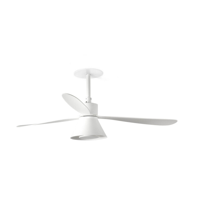 Amelia Recessed 132cm Ceiling Fan Matt White CCT