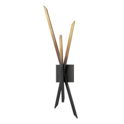 Gansevoort Led Wall Sconce Gradient Brass, Glass, 2500K