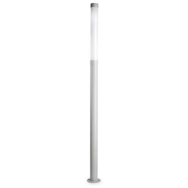 Lyon Outdoor LED Bollard Grey, Opal IP65 4000K Dimmable - Special Offer