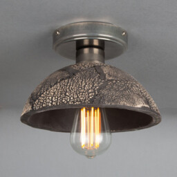 Kauri Ceiling Light Black Clay, Antique Silver - thumbnail 2