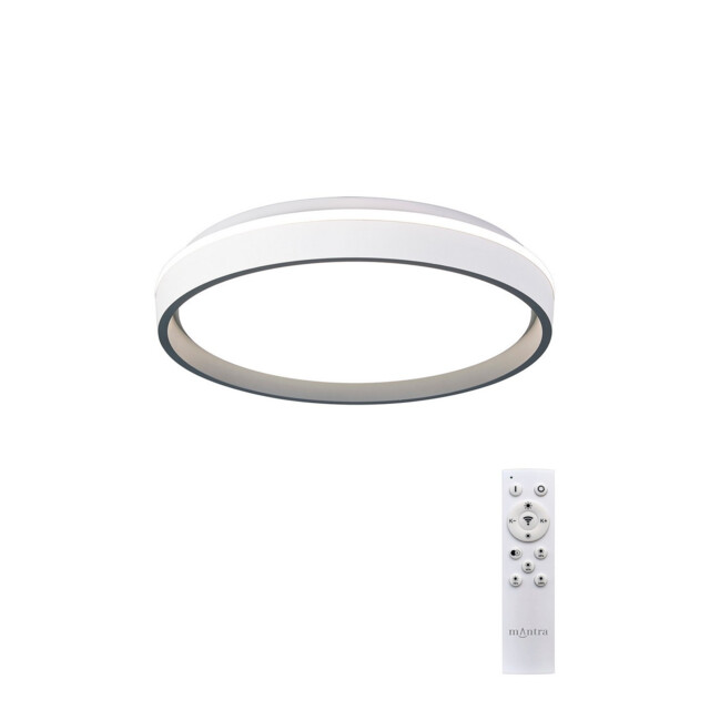 Verona 40cm Round Ceiling 40W LED With Remote Control 2700K-5000K, 5400lm, Grey, 3yrs Warranty - image 1