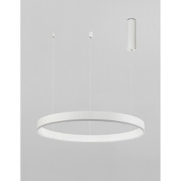 Motif Integrated LED Pendant Ceiling Light Sandy White Aluminium LED 40W 2800Lm 3000K - thumbnail 3