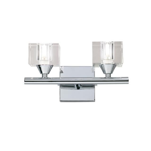 (0004 030) Cuadrax Wall Lamp Switched 2 Light G9, Polished Chrome - image 1