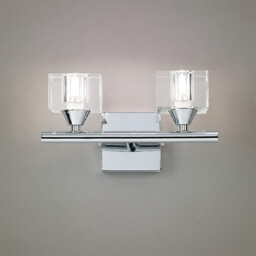 (0004 030) Cuadrax Wall Lamp Switched 2 Light G9, Polished Chrome - thumbnail 2