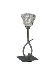 Iku Table Lamp 1 Light G9, Satin Nickel - thumbnail 1