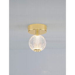 Brillante Integrated LED Semi Flush Light Gold Aluminium LED 4W 246Lm 3200K - thumbnail 5