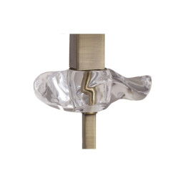 Akira Table Lamp 1 Light E14, Antique Brass With Cream Shade - thumbnail 5