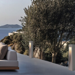 Lioraen Outdoor Bollard Natural Concrete LED 3000K IP65 - thumbnail 2
