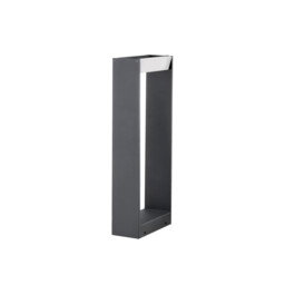 Twin 2 Light Outdoor Bollard Dark Grey Aluminium LED 2x5W 600Lm 3000K Rotation 0-90o IP54 - thumbnail 1