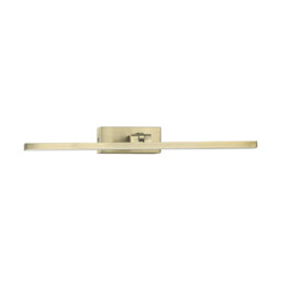 Marel Bathroom Over Mirror Light Brushed Gold LED 12W 780lm IP44 3000-4000K CCT