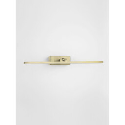 Marel Bathroom Over Mirror Light Brushed Gold LED 12W 780lm IP44 3000-4000K CCT - thumbnail 3
