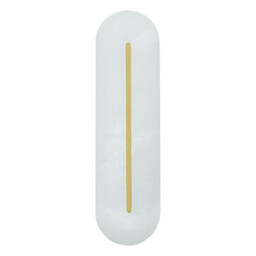 Liora 14W Integrated Led Wall Lamp Brass-Natural Alabaster LED 3000K Dimmable - thumbnail 1
